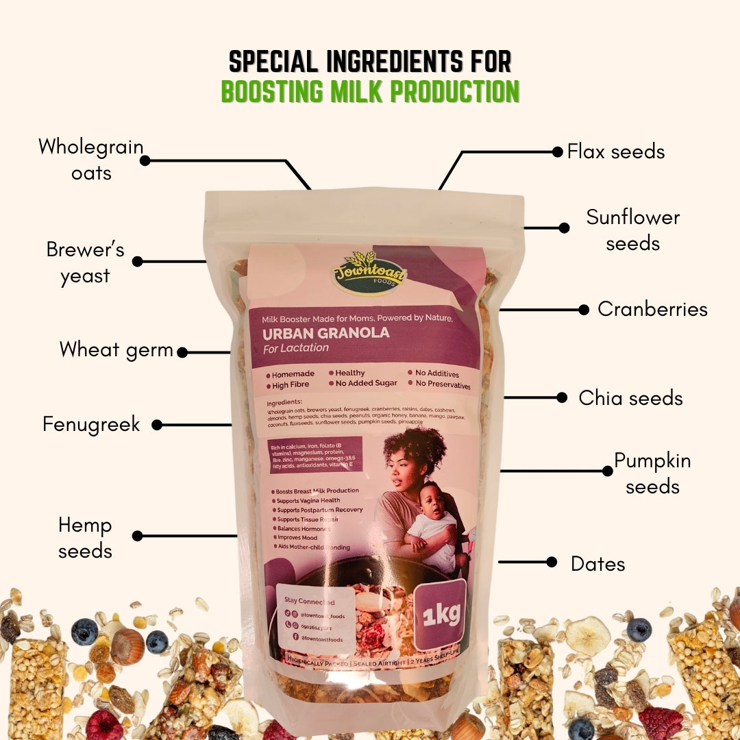 Breastfeeding Granola (Granola To Boost Lactation Naturally)